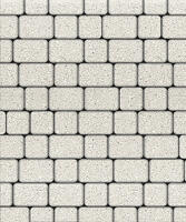  Тротуарная плитка Выбор Классико А.1.КО.4 Гранит 40 мм Белый: внешний вид