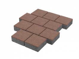  Тротуарная плитка Stellard Квадрат 200x200x80 мм Капучино: внешний вид